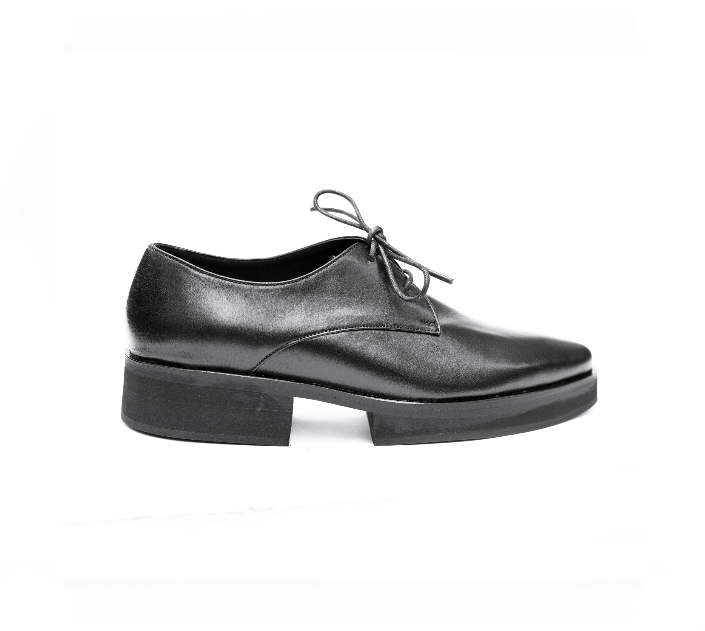 Leather platform brogues clearance
