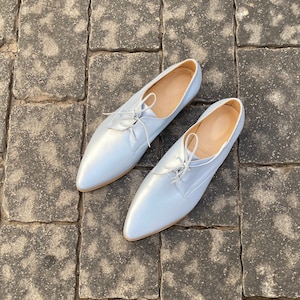 ローファー・オックスフォード CASTANER Women Laced up Shoes BIANCA8ED002AZULOXFORD Blue Vintage Style Casual Shoes For Women Oxfords Fashion Genuine