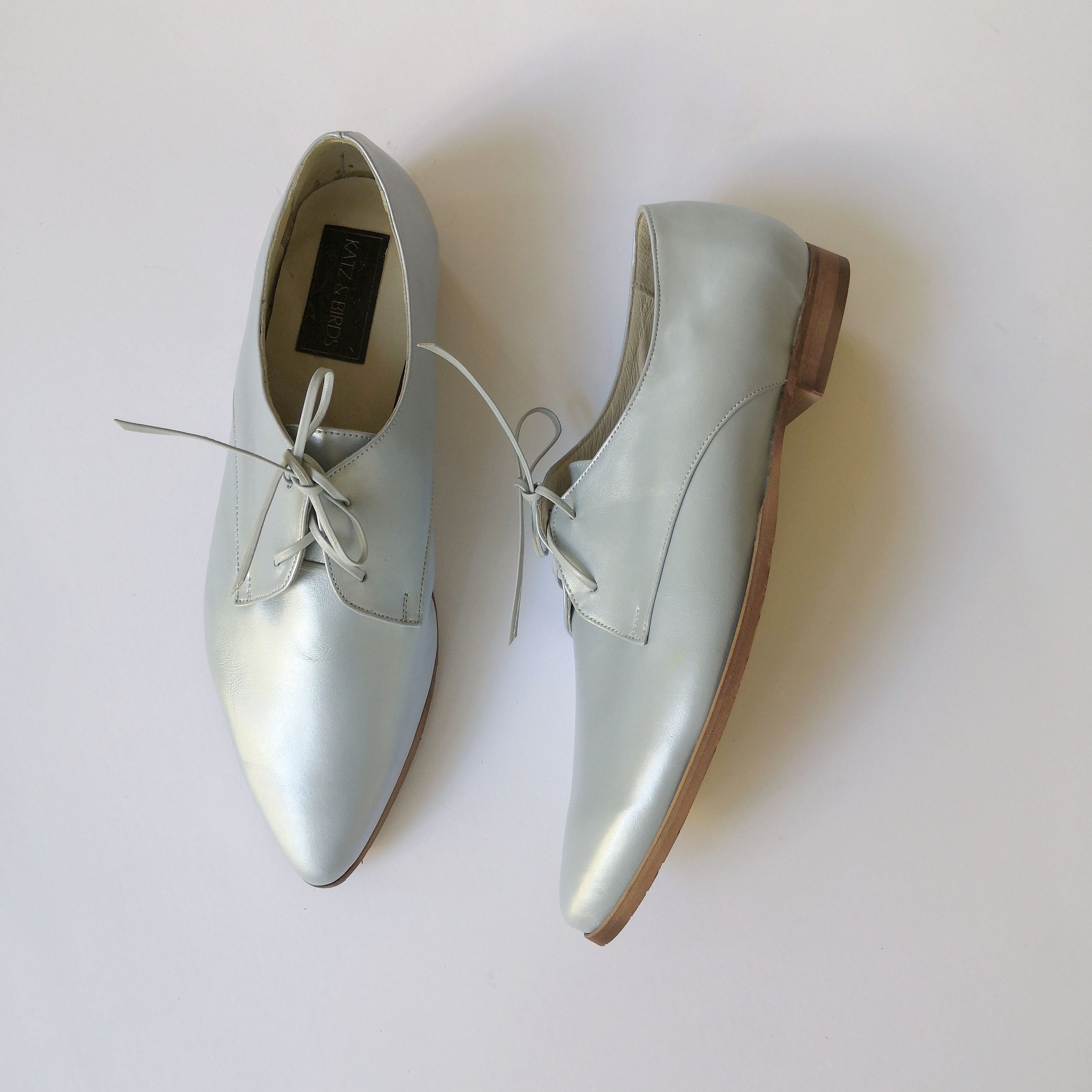 ローファー・オックスフォード CASTANER Women Laced up Shoes BIANCA8ED002AZULOXFORD Blue Vintage Style Casual Shoes For Women Oxfords Fashion Genuine