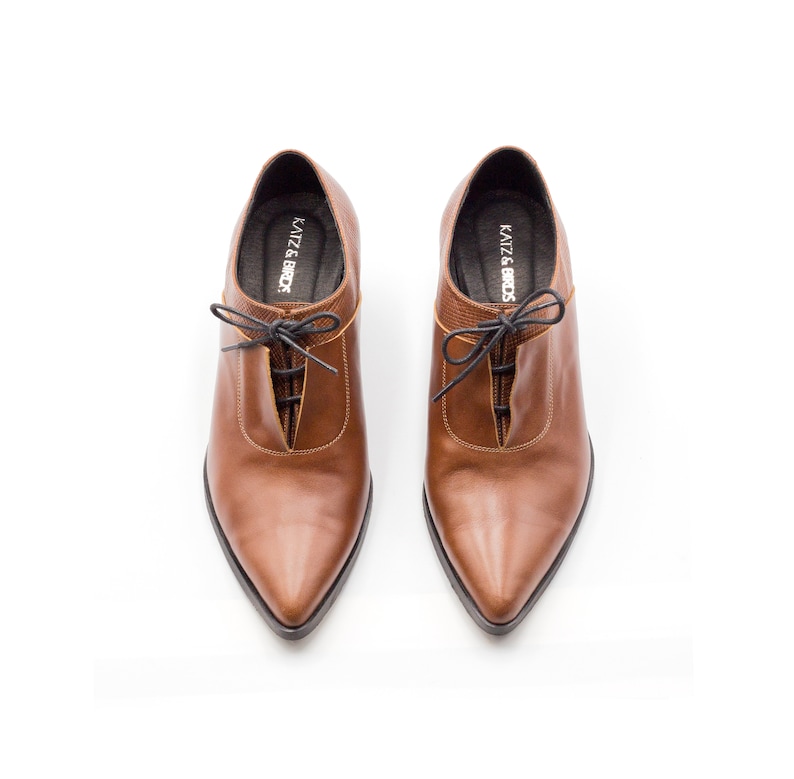 block heel oxfords