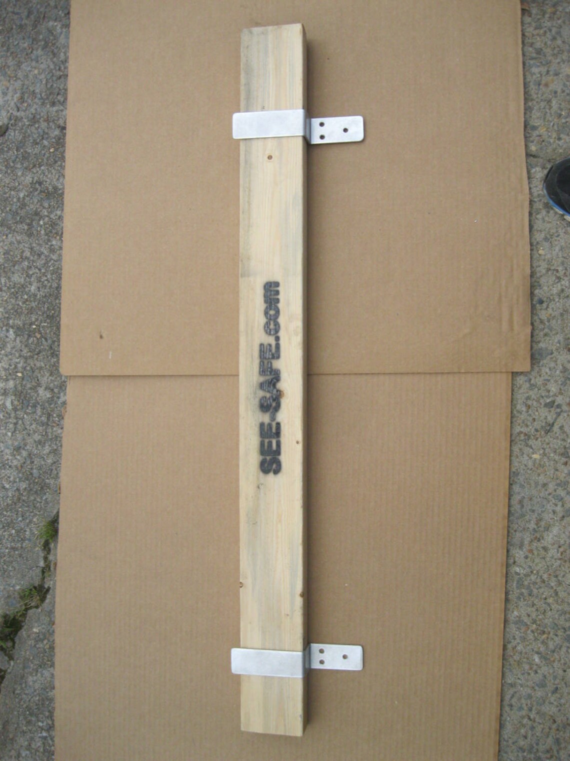 Drop Open Bar Security Door Lock Brackets Fits 2x4 Boards Etsy