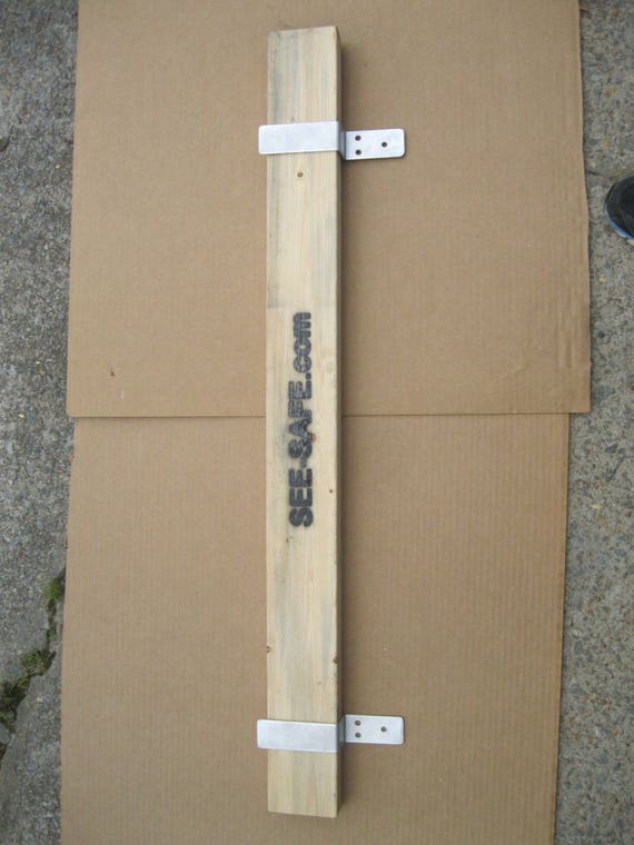 See See Security Door Barricade Brackets Fits 2x4 Boards 2 1 2 Wide Barn Door