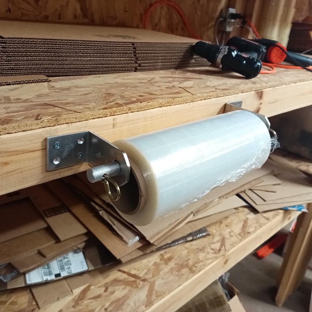 Manual Aluminum Stretch Shrink Wrapping Tool Holder Packing Equipment Film Package Dispenser