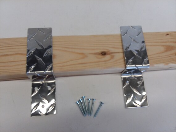 See See Security Door Barricade Brackets Fits 2x4 Boards 2 Wide Barn Door Diamond