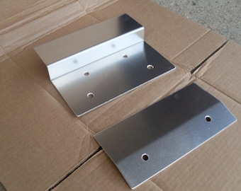 Aluminum Motorcycle Ramp End Kit 10" Top & Bottom Includes Hardware