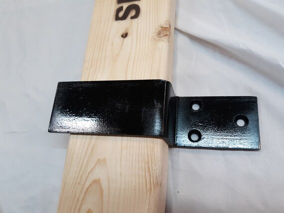 See Safe Security Barn Door Barricade 3 16 Steel Brackets 2 Fits 2x4 Black