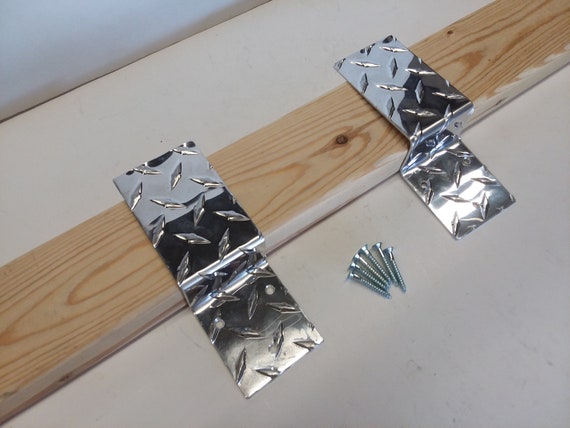 See See Security Door Barricade Brackets Fits 2x4 Boards 3 Wide Barn Door Diamond