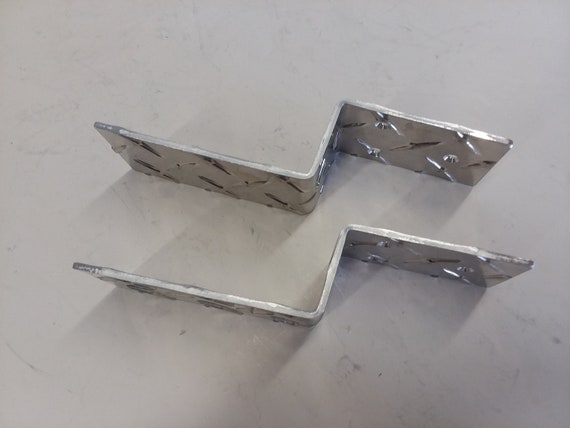 See See Security Door Barricade Brackets Fits 2x4 Boards 4 Wide Barn Door Diamond