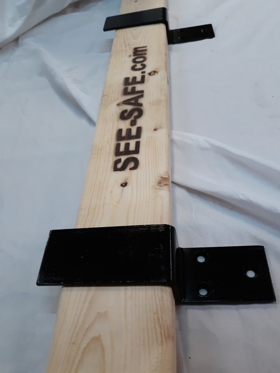 See Safe Security Barn Door Barricade 3 16 Steel Brackets Etsy