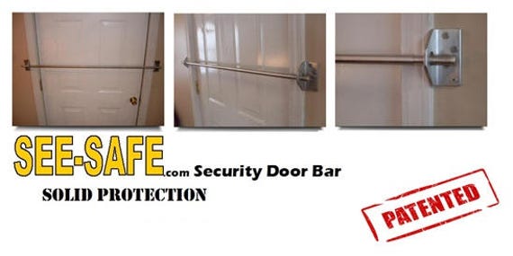See Safe Home Security Door Bar Lock