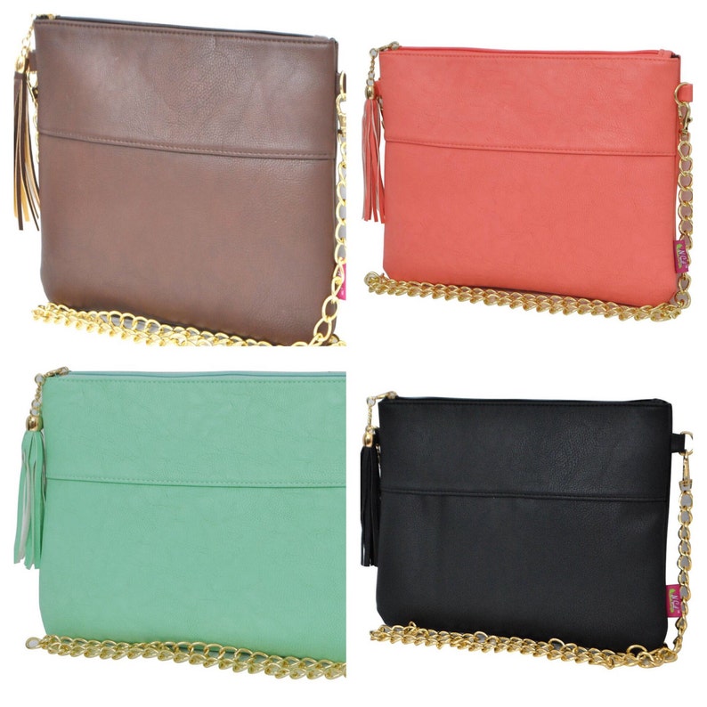 Embroidered Crossbody Monogrammed Purse Monogram Crossbody Etsy