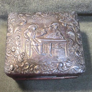 Silver Scenes Trinket Box - Etsy