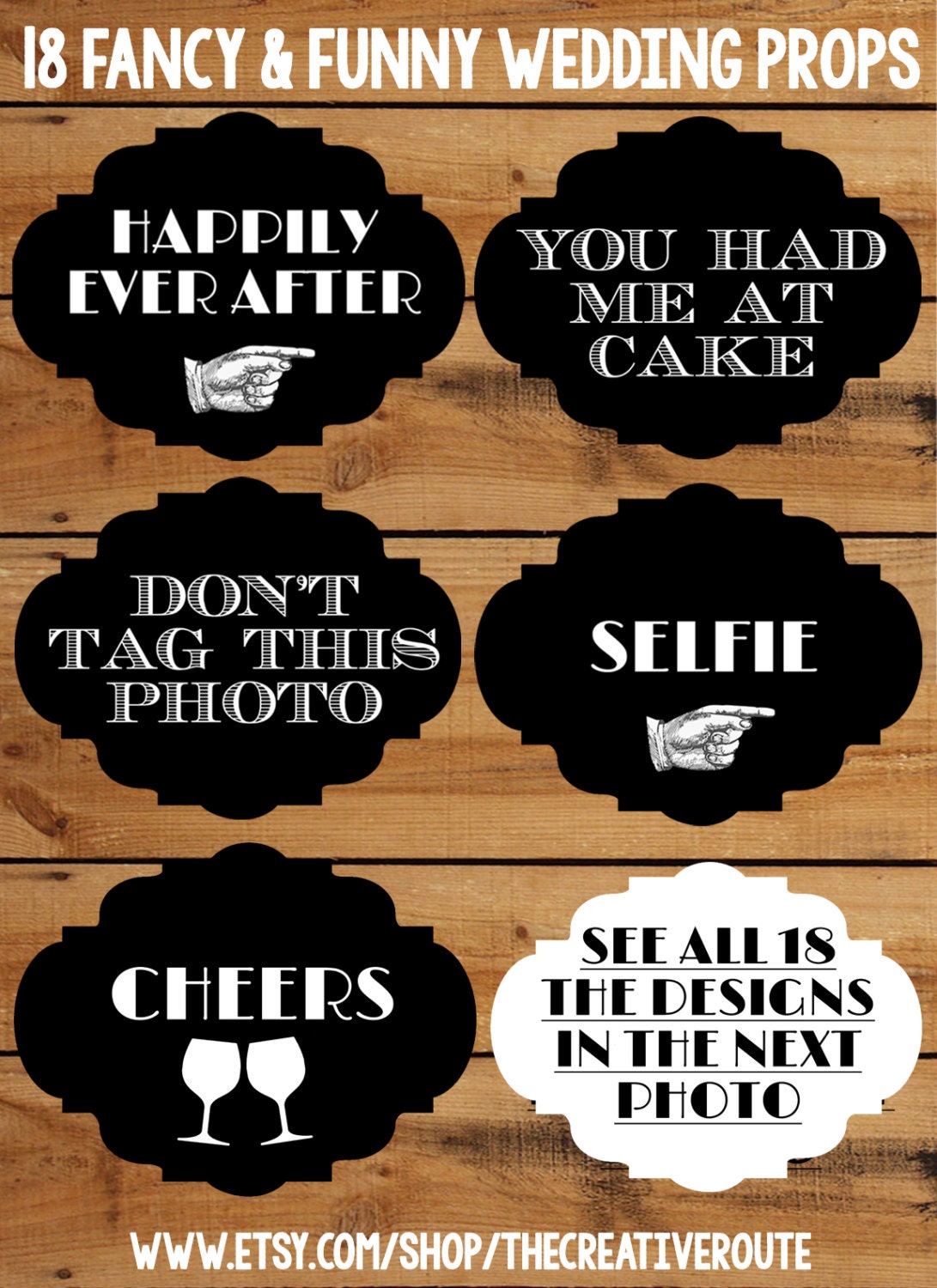Funny wedding props discount