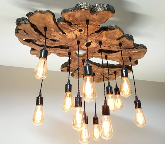 Large wood chandelier deals