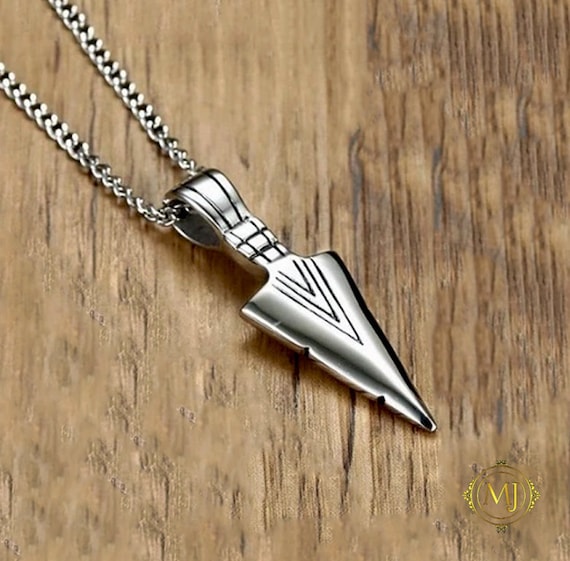 Spear head necklace sale