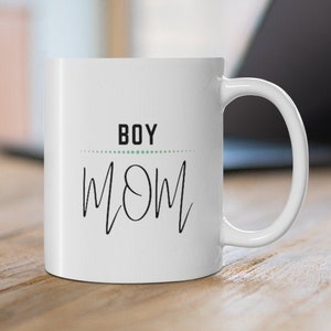 Careform Boy Mama Mug from Son Up to Son Down Mom Life Coffee Cup Gift for Her Coffee Lover Birthday Gift for Mother Mom of Boys, Mother's Day Gifts