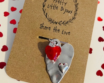 Liefde hart sleutelhanger