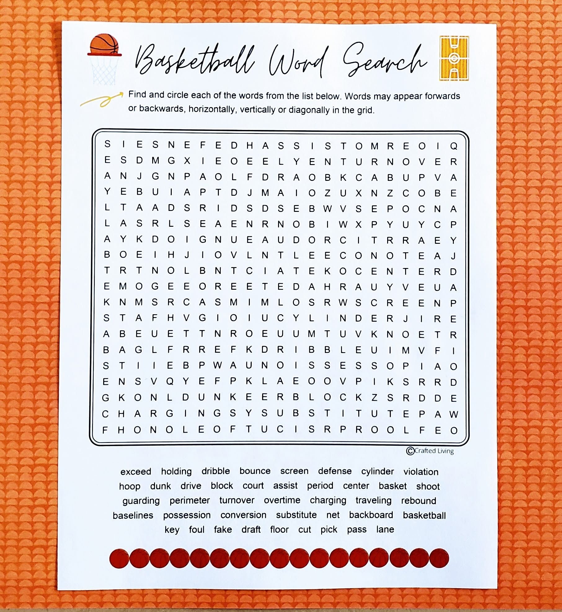 basketball printable word search sports word puzzle party etsy