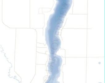 Long Lake Map -Park Rapids