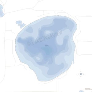Jewett Lake Map MN