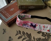 Crazy Quilt Patchwork Boho Gypsy Headband Hair Accessory