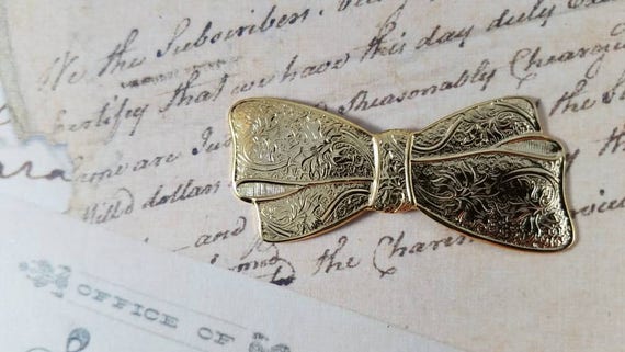 Brass Bow Tie Metal Stamping