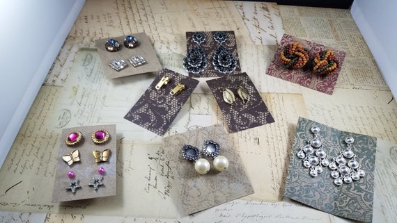 Vintage to Modern Boho Earrings 12 Pair to Wear or Upcycle #7