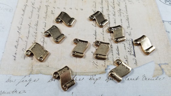 Diploma Graduation Floating Charms  pack of 10