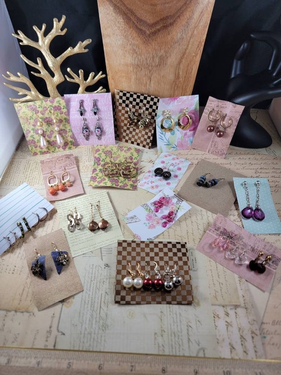 Vintage to Modern Boho Earrings 25 Pair to Wear or Upcycle #E80