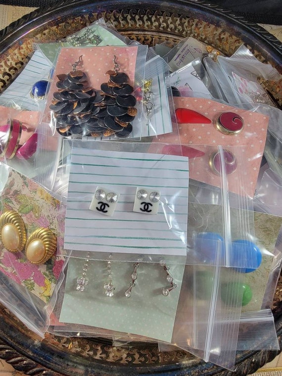 Earrings Galore II Upcycle Jewelry Destash Box #80