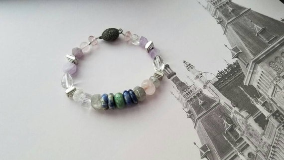 Semiprecious Stone Bracelet for the Boho Hippie Gypsy
