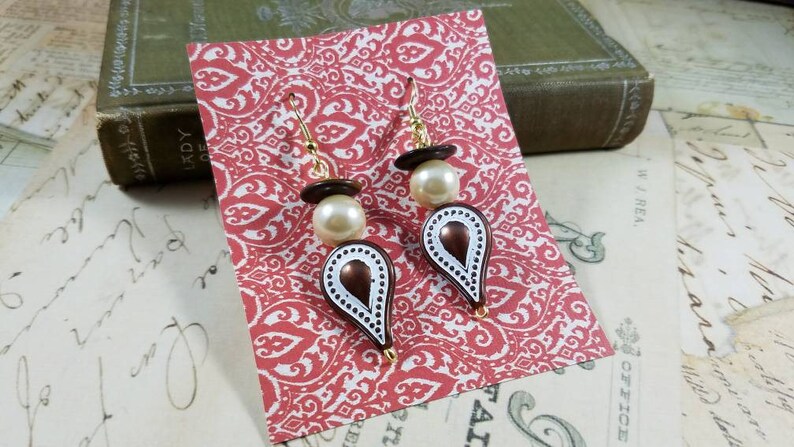 Paisley Lady Boho Dangle Earrings