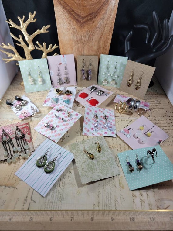 Vintage to Modern Boho Earrings 25 Pair to Wear or Upcycle #E102