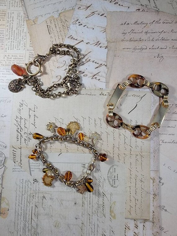 Autumn Vintage Bracelets Lot #B78; Costume Jewelr… - image 5