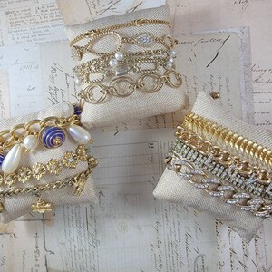 Costume Bracelet Sets BL1; Charm Bracelets; Wash DC Souvinier Charms; Brass CZ Tennis Bracelets; Goldtone Bracelet Lots; Vintage Bracelets