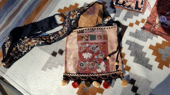 Tribal Embroidery Cross-body Handbag Purse