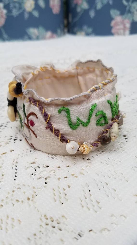 Shabby Chic Upcycled Bracelet
