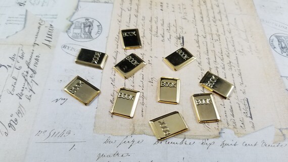 Books Teacher Floating Charm Finding pack of 10