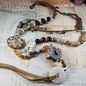 Through the Keyhole Assemblage Necklace