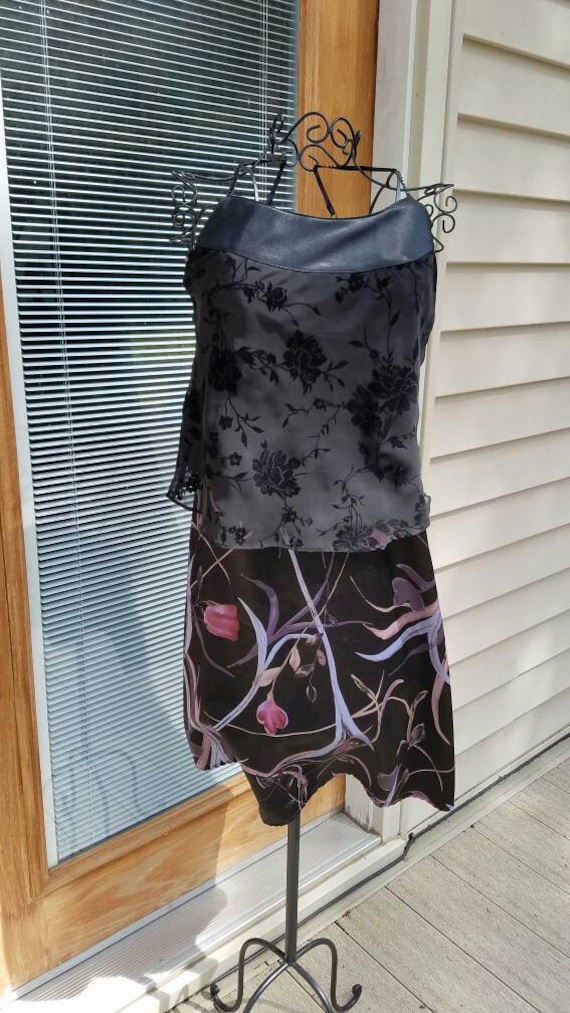 Black Gypsy Boho Fairy Slip Dress, Valentines Dinner Dress, Romantic Dressy Dress, Silky Sexy Dress, Little Black Dress