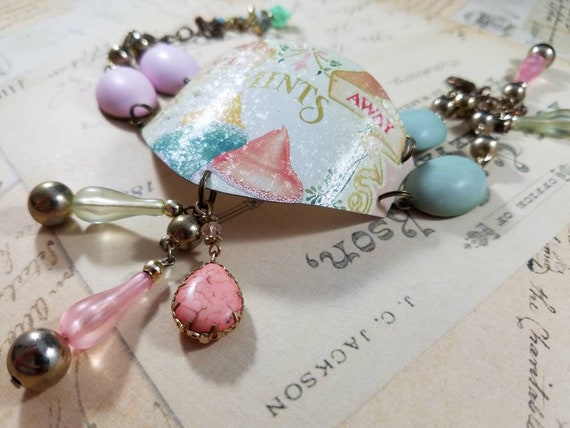 Melt Away Mints Tin Assemblage Bracelet