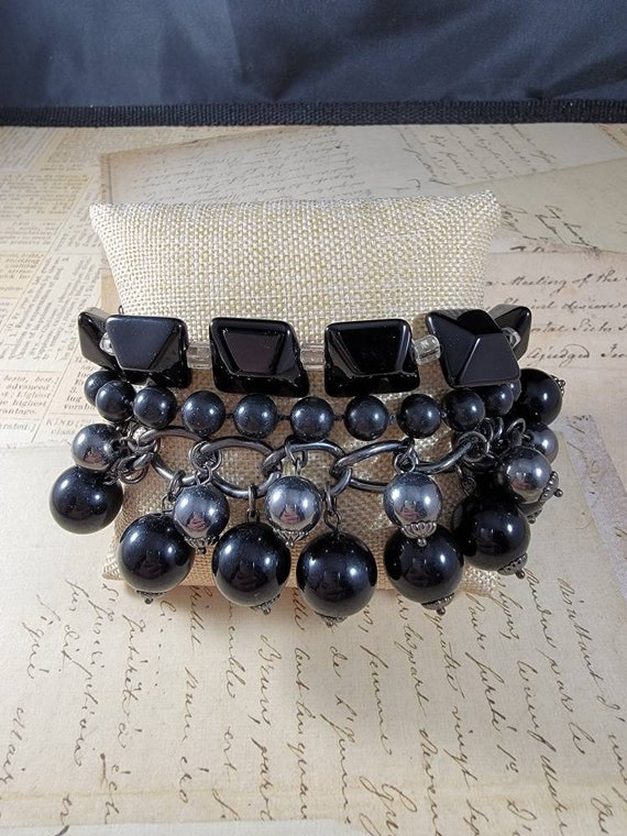 Black Bohemian Vintage Bracelet Set #B92