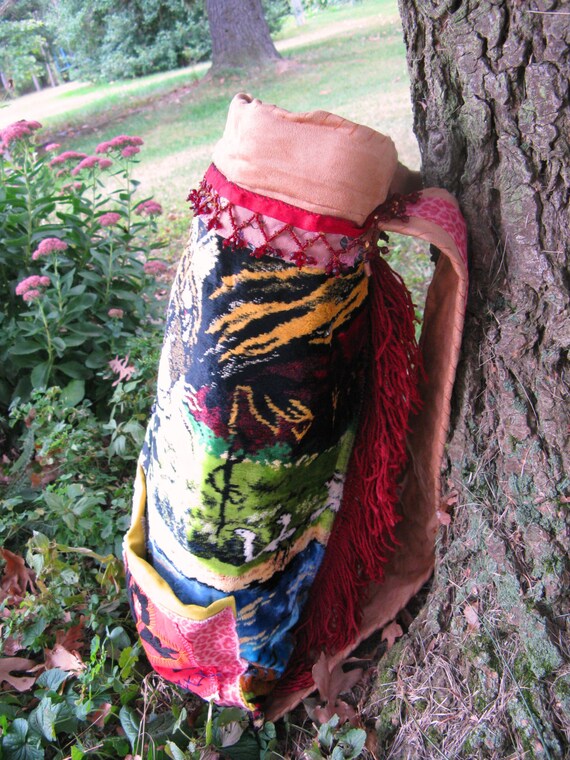 Jungle Tapestry Backpack Gypsy Boho HippieTote Bag