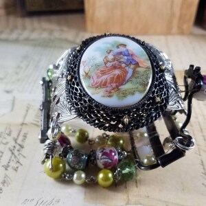Romantic Revival Assemblage Bracelet