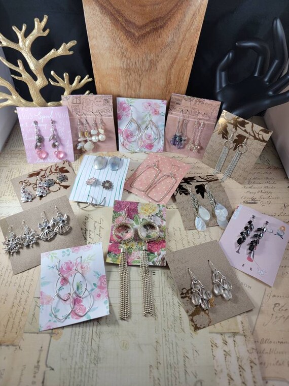 Vintage to Modern Boho Earrings 20 Pair to Wear or Upcycle #E96