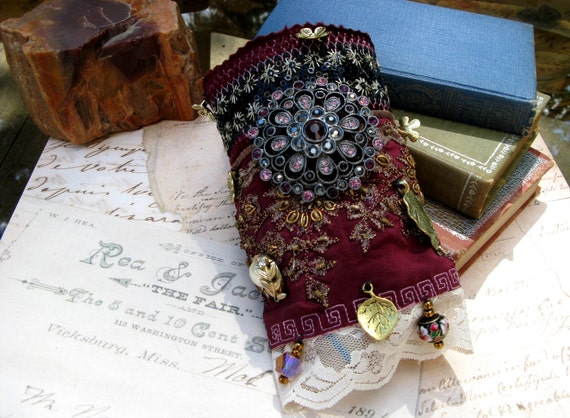 Romantic Wrist Cuff for the Gypsy, Boho, or Adventurous Spirited