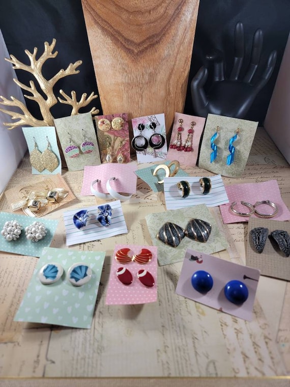 Vintage to Modern Boho Earrings 20 Pair to Wear or Upcycle #E109
