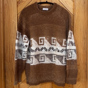 Vintage 70s Alpaca Sweater - Etsy