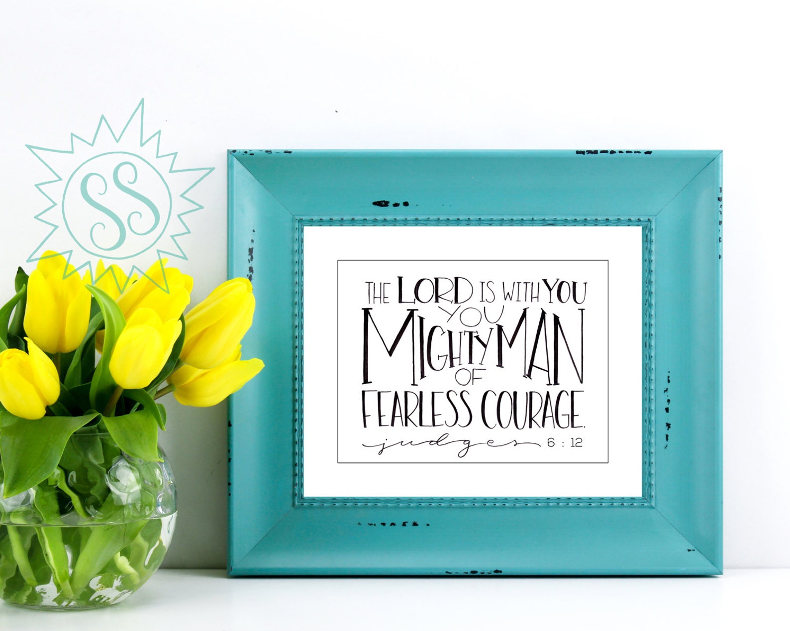 Boy Nursery Wall Art / Scripture Wall Art / Bible Wall Art / Etsy