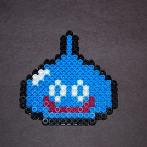 Slime from Dragon Warrior Perler Bead Art